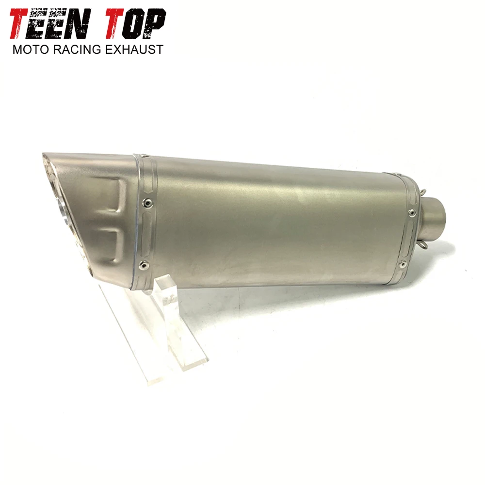 51mm Universal Exhaust Muffler Stainless Steel Motorcycle Escape DB Killer For Ninja650 CB400 450MT CBR650R Racing Muffler view 4