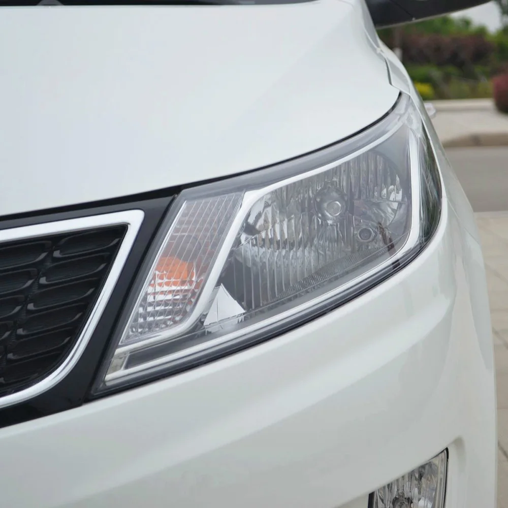 

Для Kia K2 2009-2012: Прозрачная крышка фары, корпус фары, замена оригинального стеклянного плафона, автомобильные аксессуары