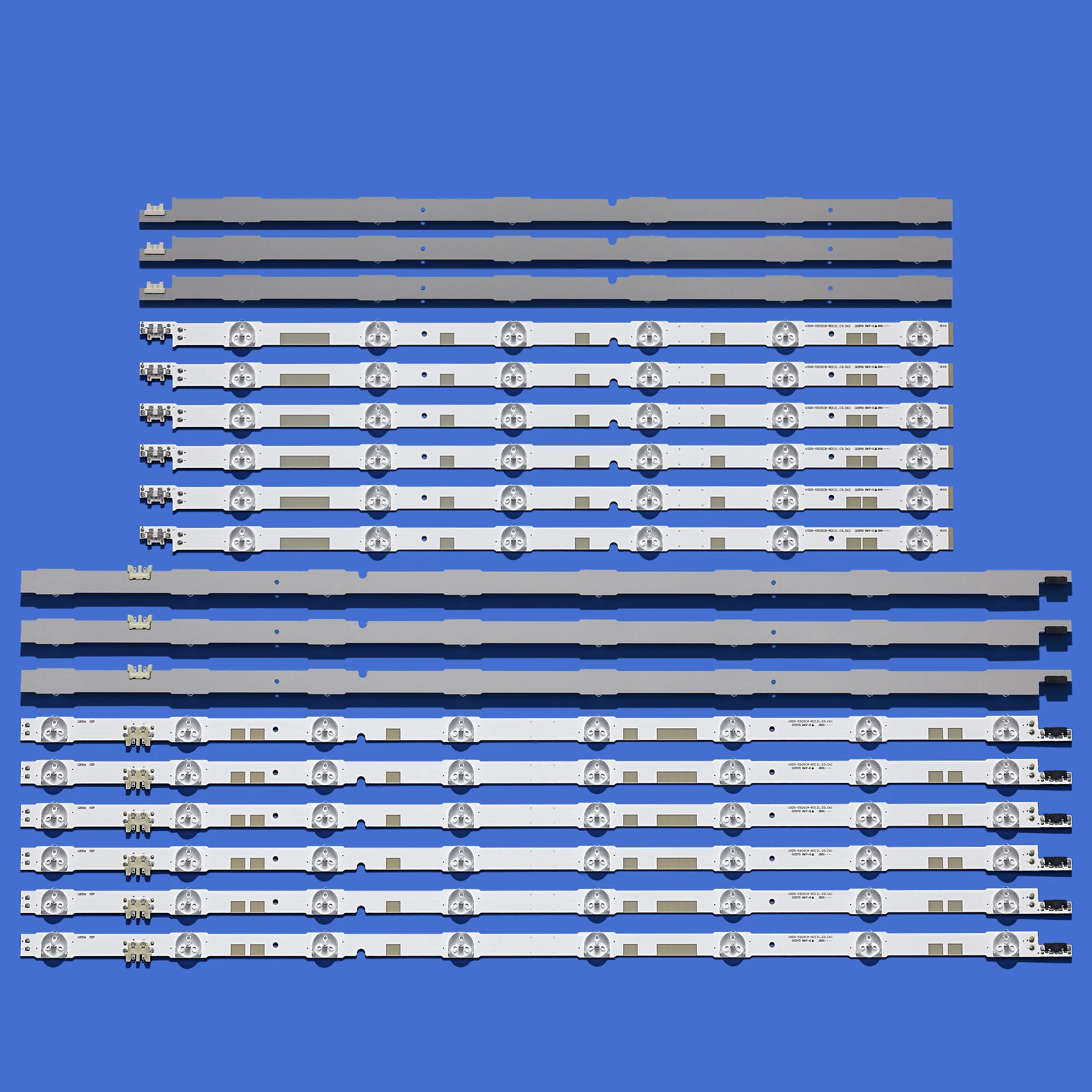 แถบไฟ LED สำหรับ UE55JU6872U UE55JU6872 UE55JU6870 UE55JU6850 UE55JU6850U UA55JS7200J UE55JU6875U UE55JU6875