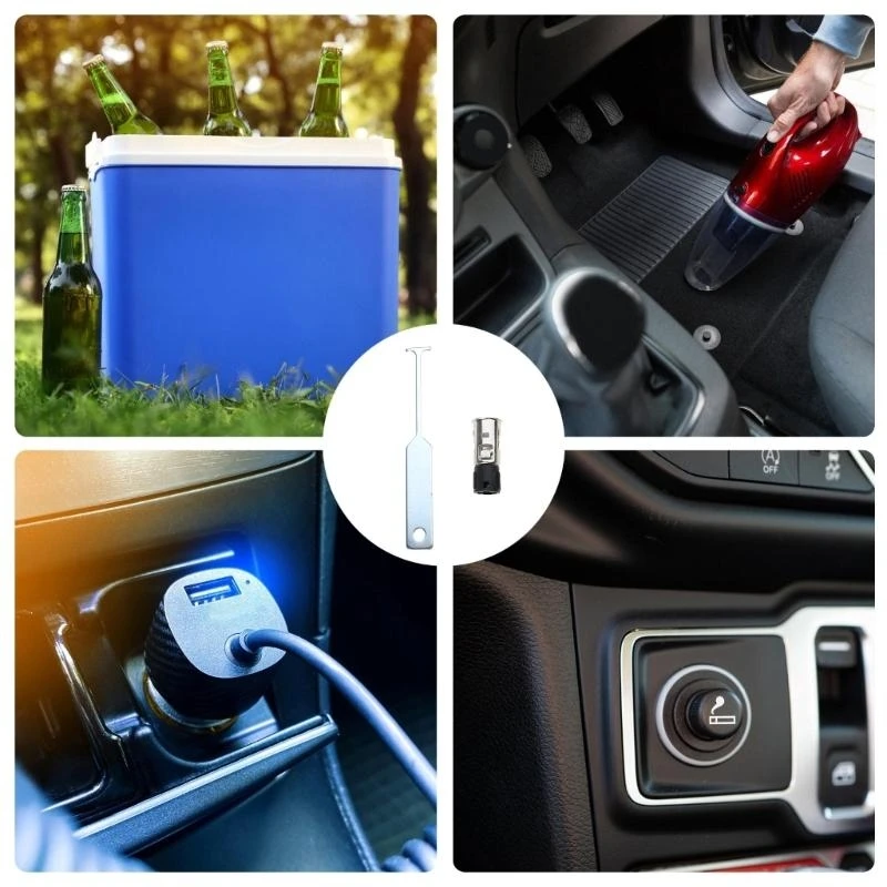 أداة تركيب مقبس ولاعة السجائر متعددة الاستخدامات، قاعدة ولاعة السجائر