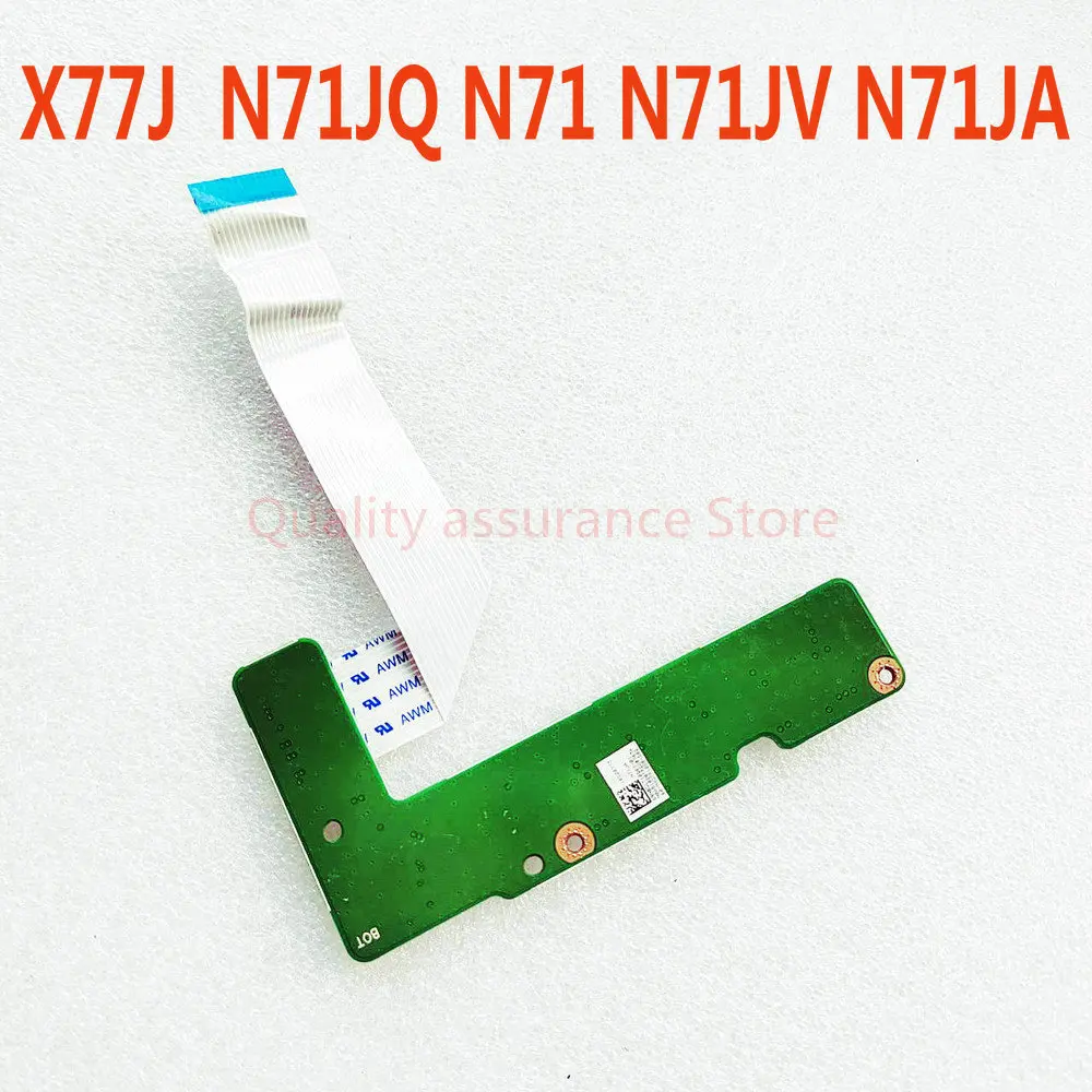 N71JA TP Board X77J  N71JQ For Asus N71 N71j N71JV N71V N71JA Touchpad TP KEY Switch Board WITH CABLE