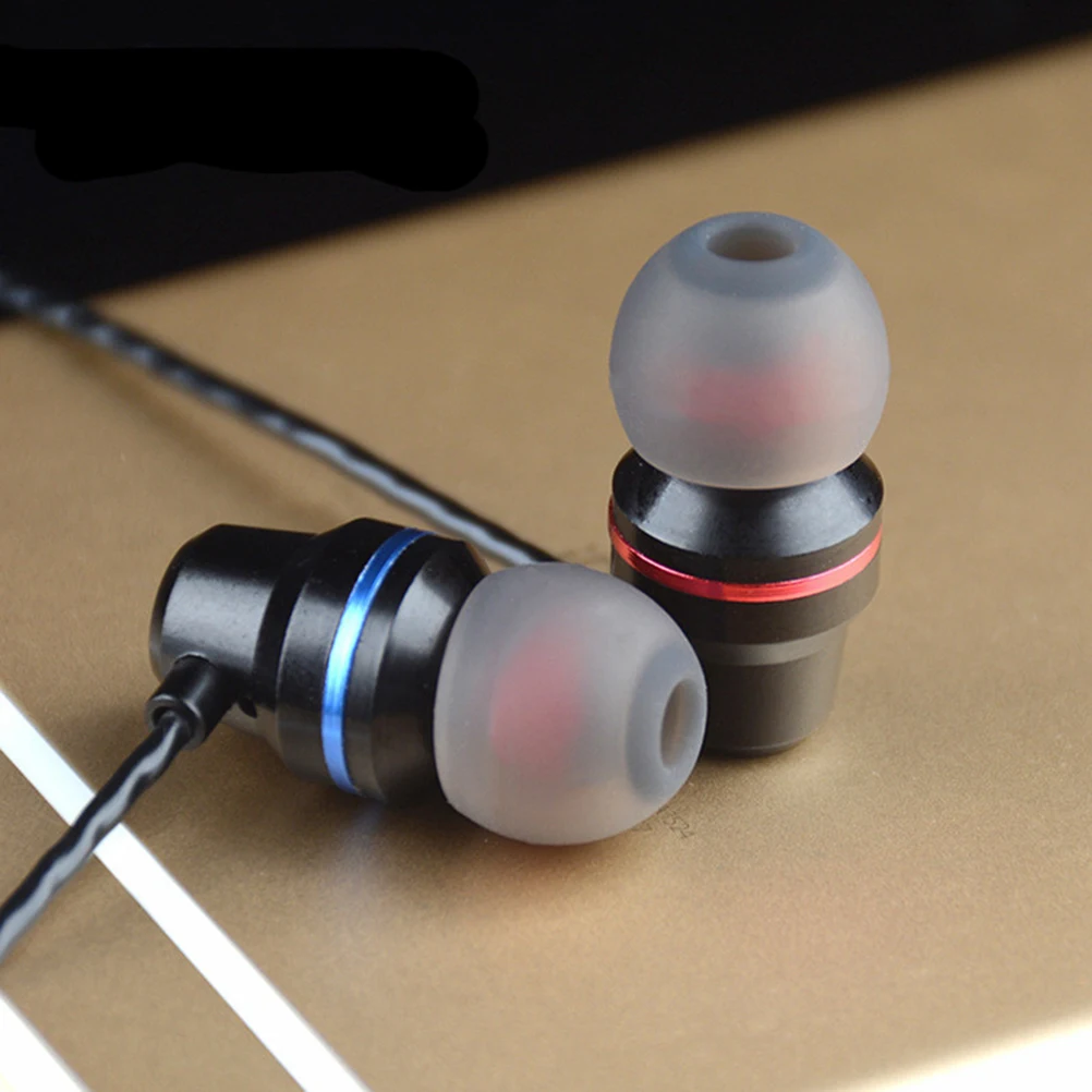 

30 Pcs Noise Cancelling Earbud Caps Silicone Earpads Bullet Smooth Earphone Tips Blue