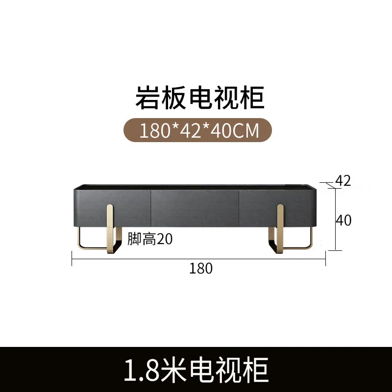 

Итальянский минималистичный каменный тарелка, ТВ-шкаф и чайный столик, современный простой и роскошный ТВ-подставка