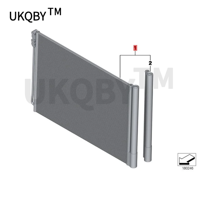 

Car Condenser Heating and cooling air conditioner 2012-b mwF10 520i F11 F18 Water tank cooling net Air conditioning radiator