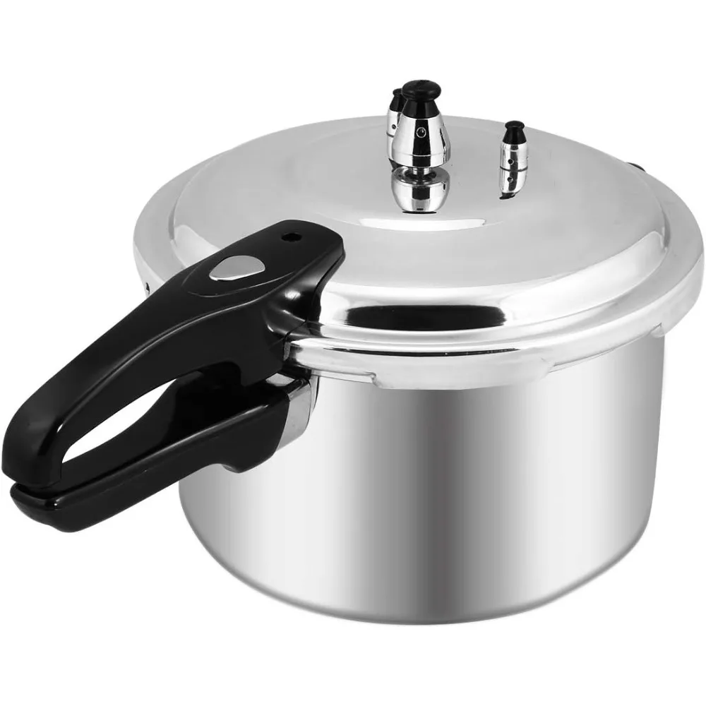 Válvula de liberación Canner de presión 8Qt, olla para enlatar de aluminio, estufa superior, olla de cocina rápida instantánea