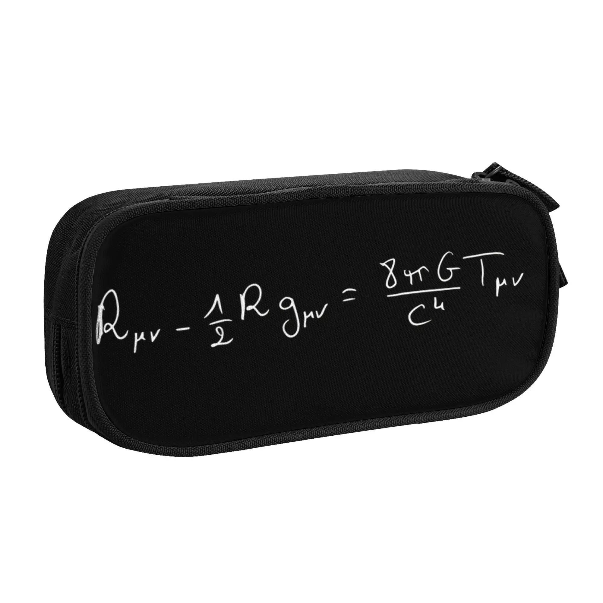 1 piece Stylish Field Equation Of General Relativity Handwritten Pencil Case Boys Pen Bag Mathematics Office Stationery Bag