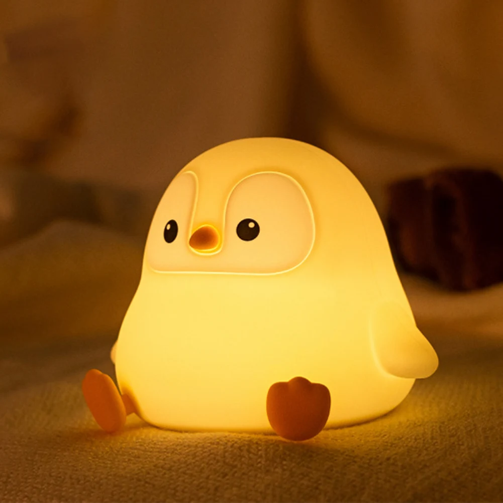

Penguin Night Light Animal Night Lamp Penguin Pat Control Light Penguin Table Lamp Gifts for Boys Girls Baby