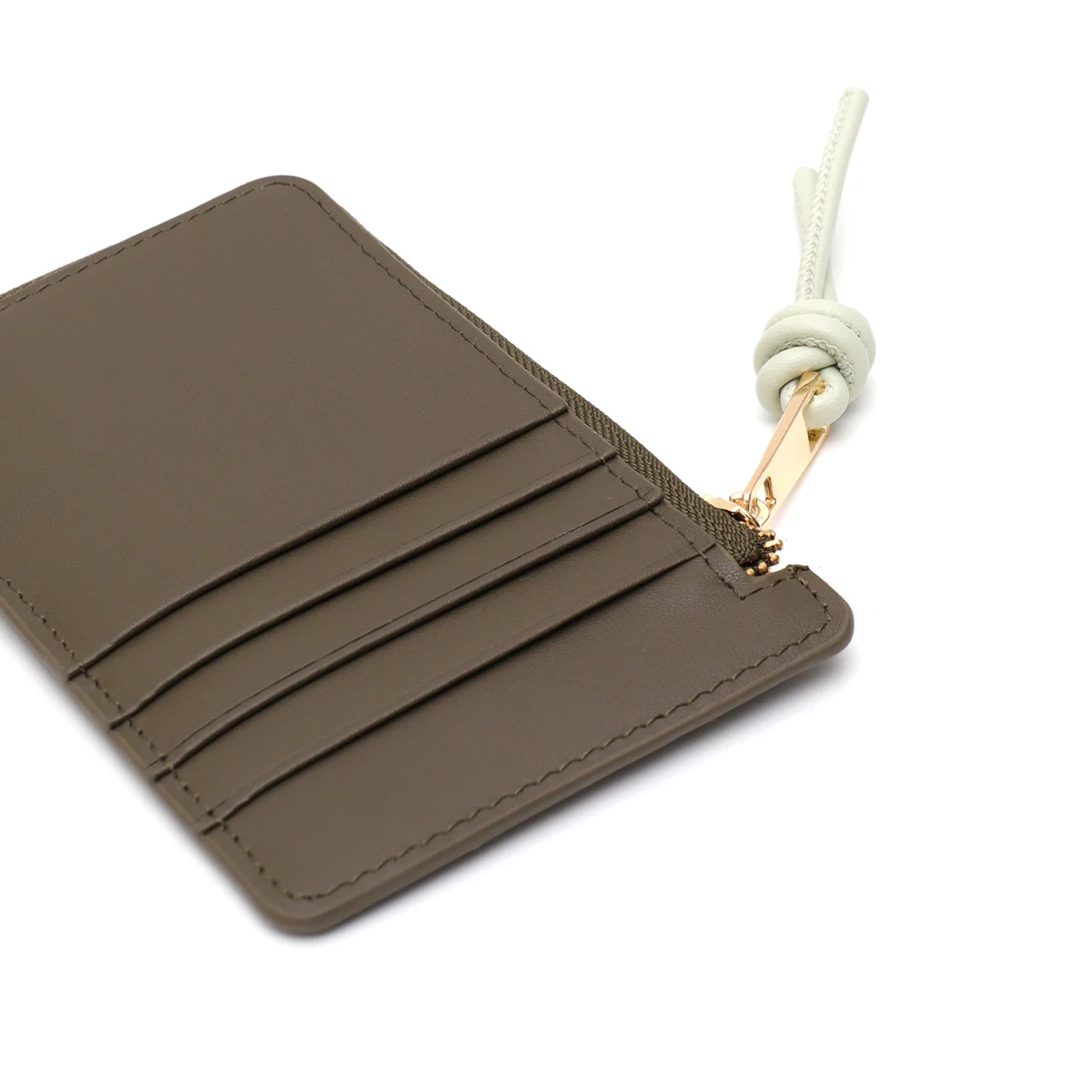 SC Fashion Women Real Leather Slim Card Holder Color Block Zip Pocket Cards Coins Cash Portable Daily Coin Purse Small Wallet