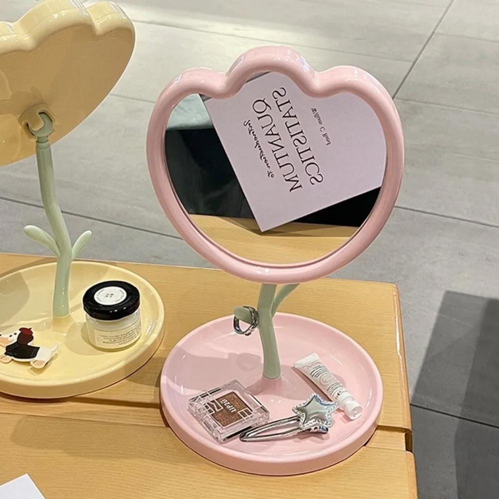 New Tulip Desktop Makeup Mirror High-definition Detachable Dressing Mirror Versatile Table Mirror Gift