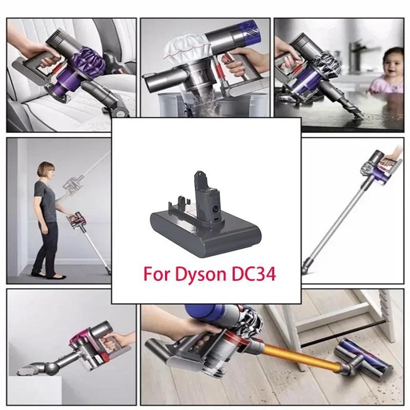 

22.2V 4800mAh ( Only Fit Type B ) Li-ion Vacuum Battery for DC35, DC45 DC31, DC34, DC44 Animal