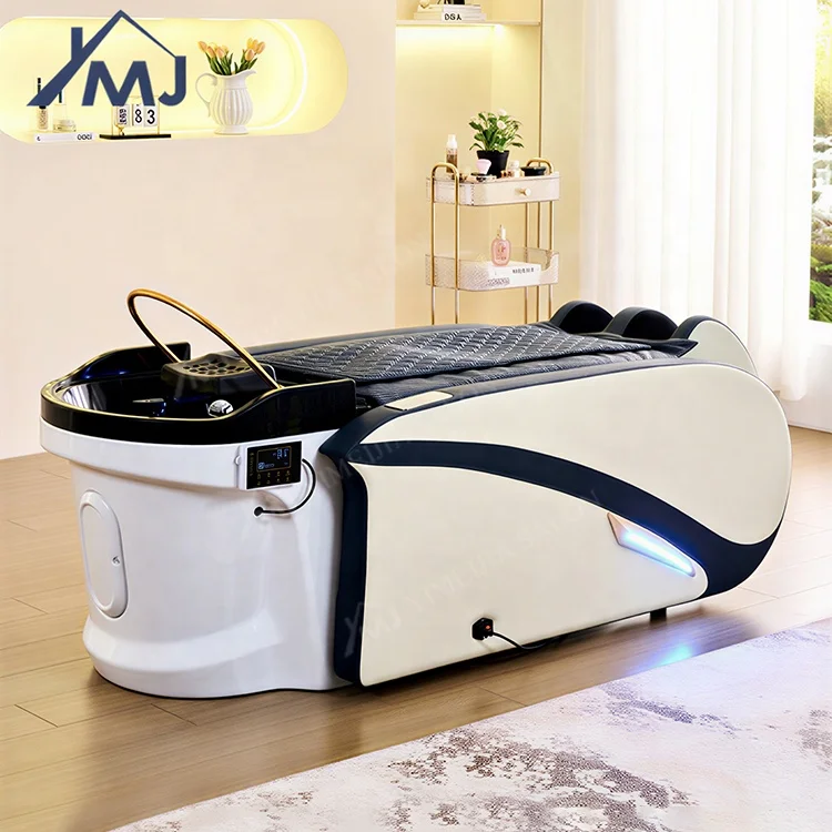 Head Therapy BedJapanese Salon Hair Wash Facial Treatment Electric Massage Shampoo Head Spa Bed