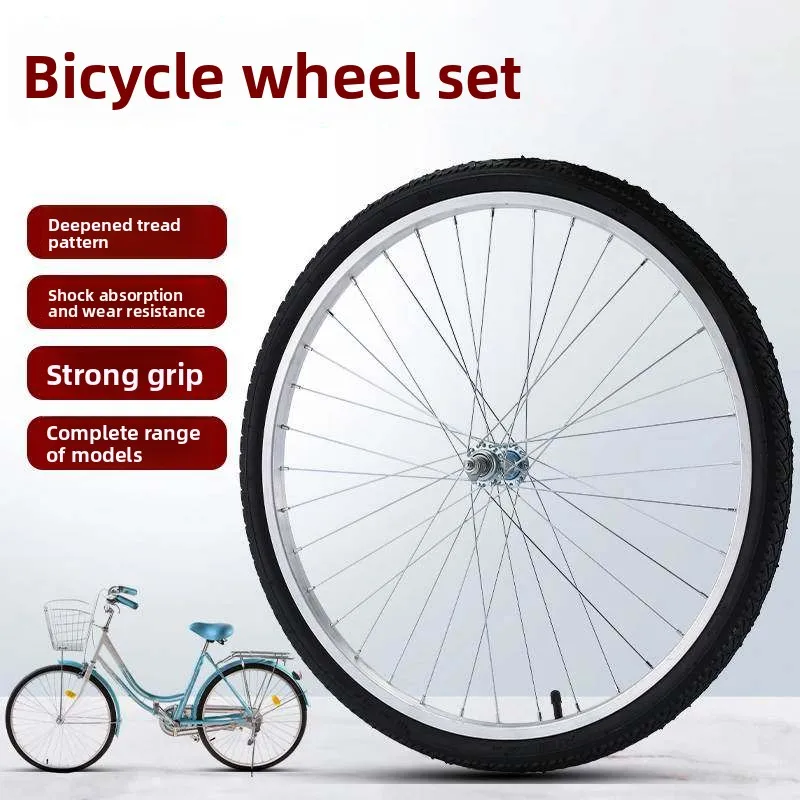 ensemble-de-roues-de-velo-26-et-24-pouces-roue-arriere-complete-assemblage-complet-rayons-en-acier-inoxydable-velo-de-route-type-traditionnel