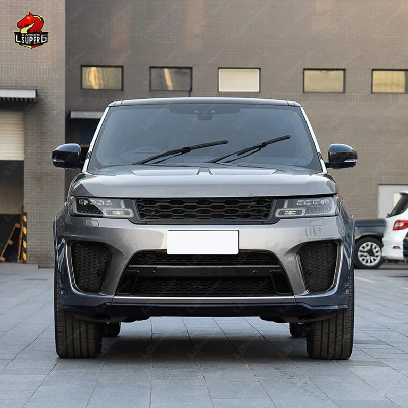 Full Set Body Kits for Range Rover Sport 2018-2022 Upgrade to SVR Style Body Kit with Car Bumper Grille Side Skirts Fender - Image 2