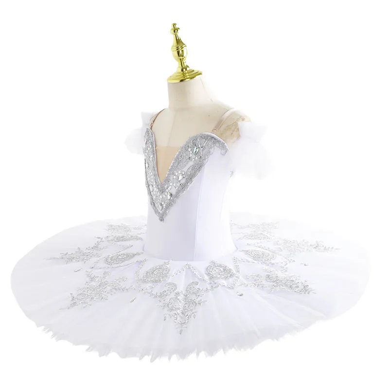 전문 발레 투투 어린이 키즈 소녀 성인 팬케이크 투투 Giselle Paquita 발레 의상 여성 발레리나 파티 드레스 소녀