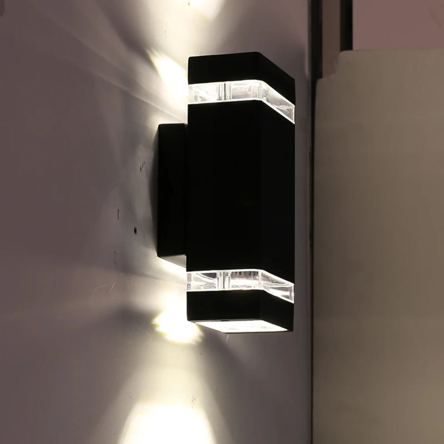 Lámpara LED de pared de aluminio, diseño elegante, 10W, perfecta para exteriores, nueva generación