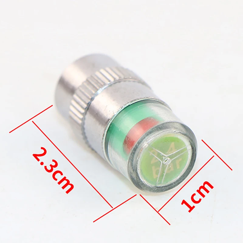 1 Set DIY Accessories Car Tire Pressure Gauge Indicator Alert Monitoring Valve Cap Sensor External Valve Detection Monito