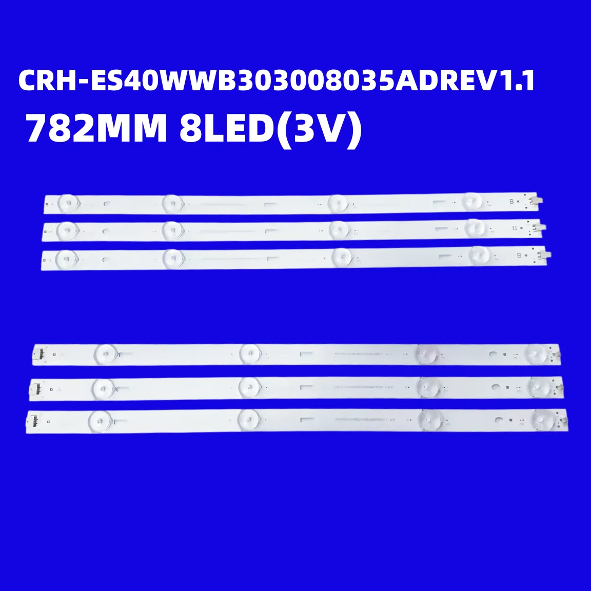LED Strip For T40D16SF-01B 40L1600C 40L2600C TH-40D400C JL.D40081330-020DS-M CRH-ES40WWB303008035ADREV1.1 Master G Mgs4001x