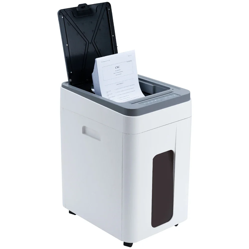 400 Sheets 50Liter Paper Shredder Machine Automatic Non-Stop P5 Level 2*12mm Suitable For Crushing Hospital Office Waste Paper