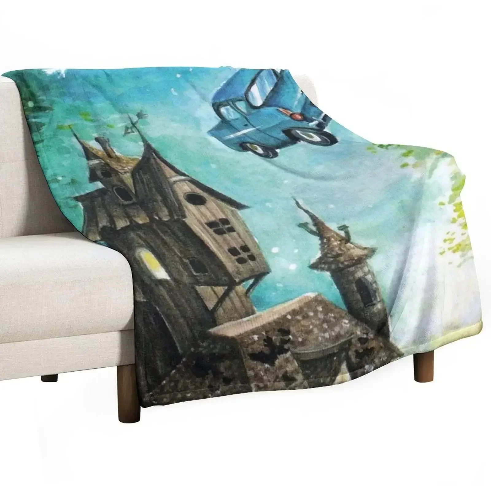 

flying Throw Blanket Custom Decorative Throw Flannel Fabric Blankets