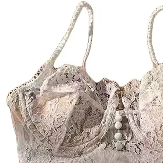 Lace Women Bra Breast Cover Summer Thin Full Cup UnderwearKUCLUT Adjustable Push Up Bra Underwire Sexy Bra Lingerie
