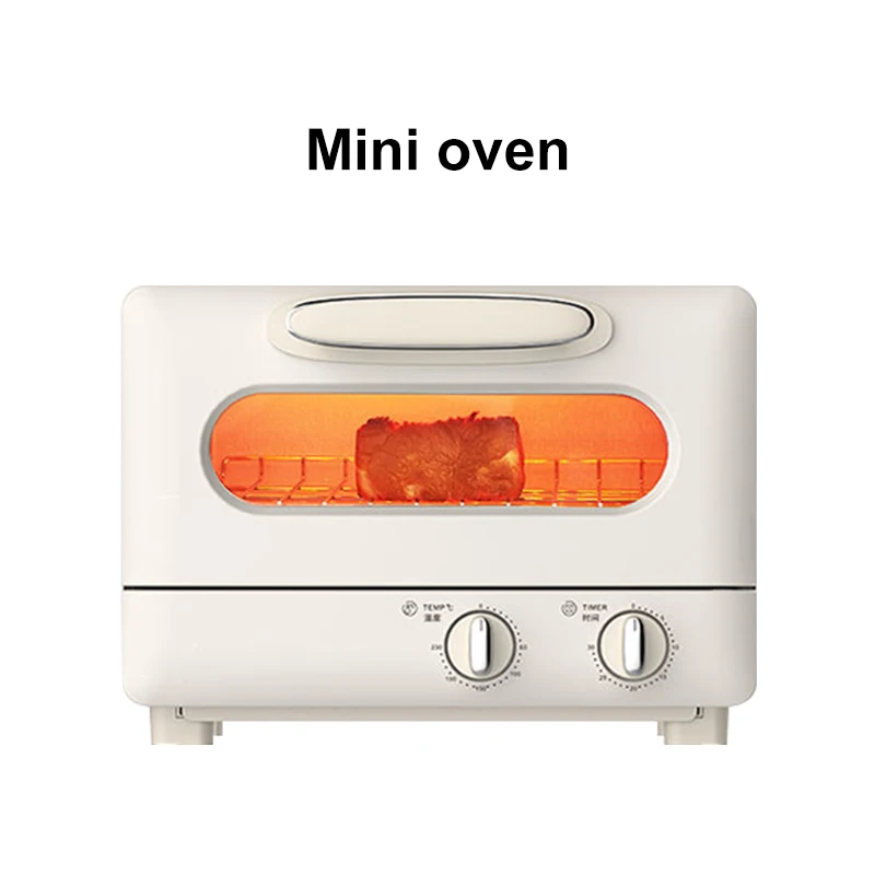 

Air fryer Toaster Microwave Oven Mini Oven Air Fryer Without Oil White Single-Door 9L For Home