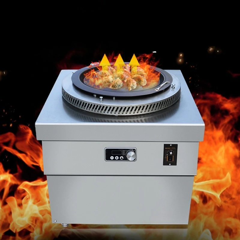 

Automatic frying stove Fully automatic rotating frying dumpling stove