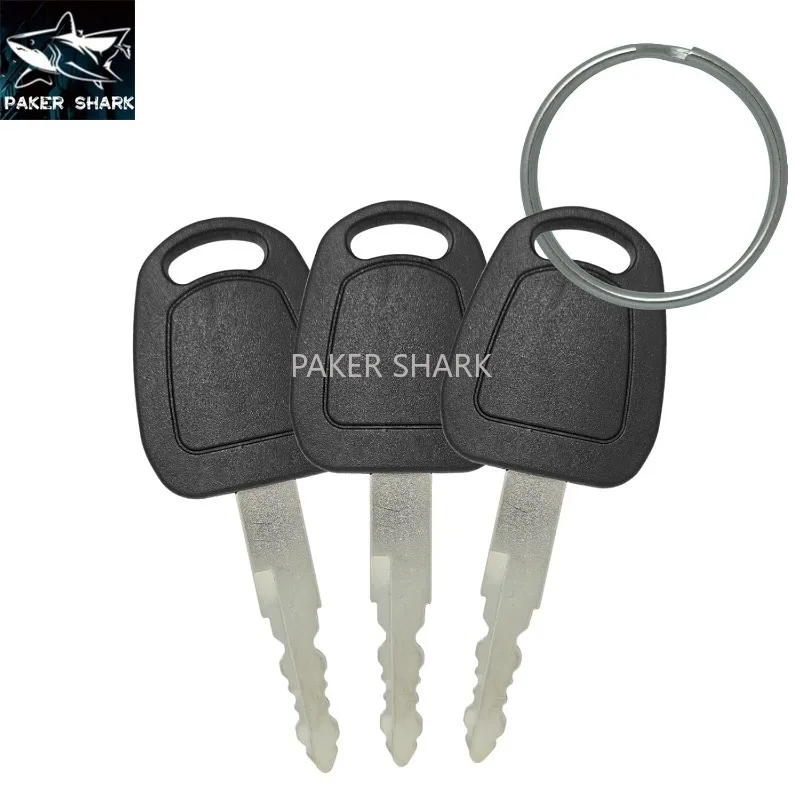 

3PCS F900 5-F900 K1009605 K1009605B For Daewoo Doosan Bobcat E55W E57W Key E60 E62 E63 E80 E85 lgnition Key Excavator