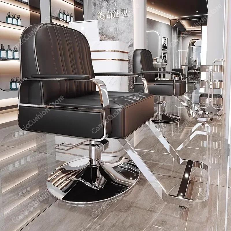 Luxury Salon Chair Recliner Hairdresser Swivel Professional Beauty Barber  Makeup Bancada Para Barbearia  Furniture