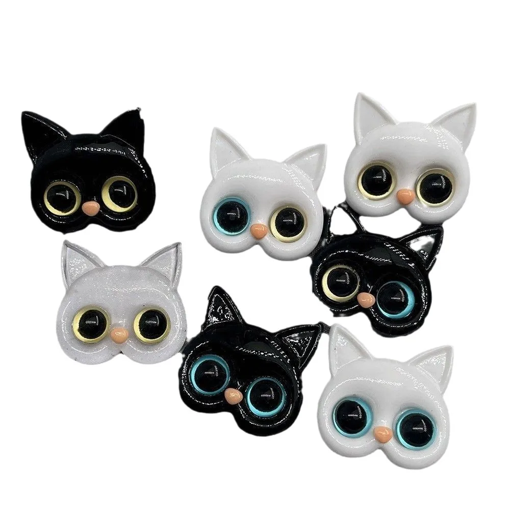 3 stks High-end kat abnormale leerling set cartoon hars sieraden accessoires DIY mobiele telefoon geval crème lijm handgemaakte haarspeld fla