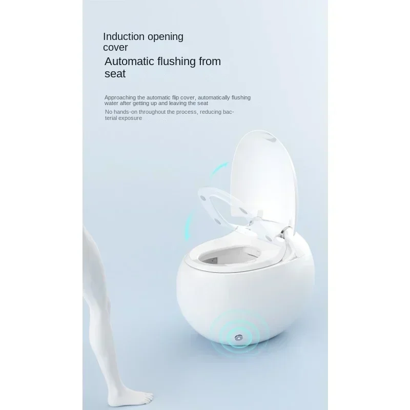 Power No water pressure limit Egg-shaped smart toilet Fully automatic multi-function toilet Future egg