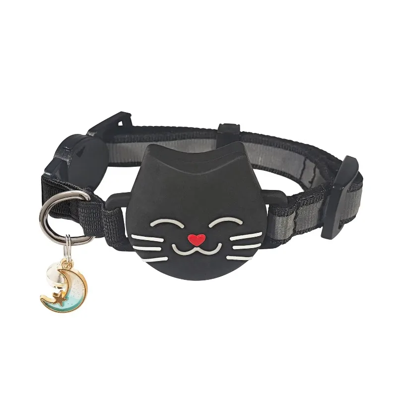 

Регулируемый двусторонний нейлоновый мягкий дышащий ошейник для домашних животных, водонепроницаемый однотонный светоотражающий светящийся дизайн, аксессуары для кошек, безопасность