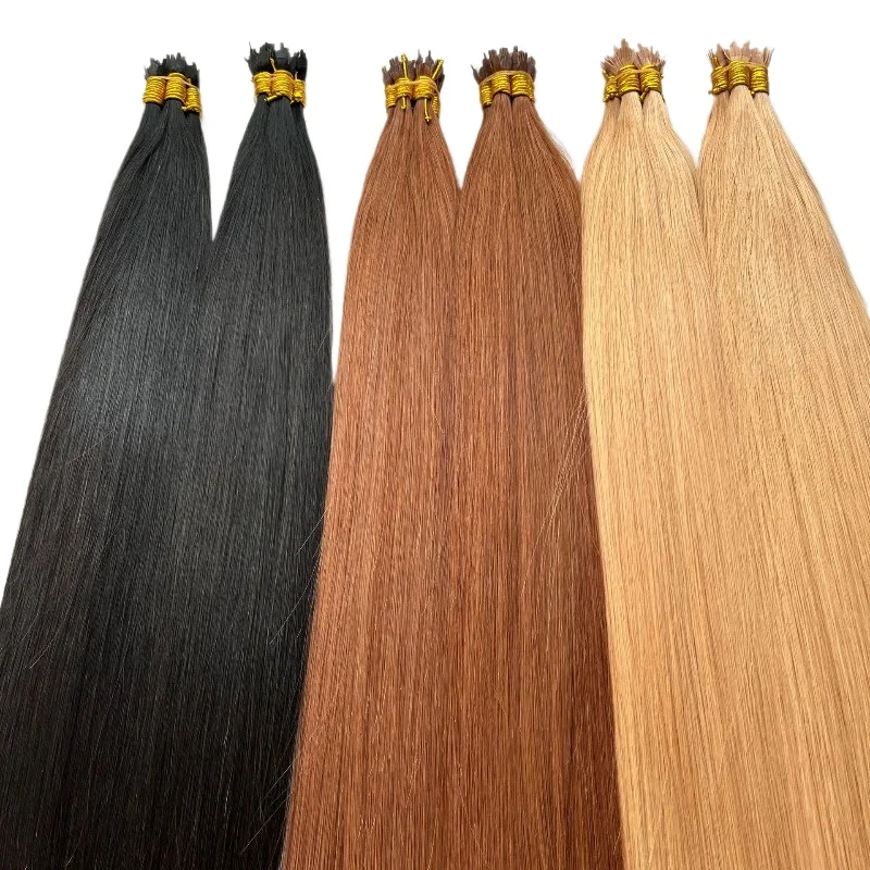

Wig Real hair Y-shaped hair extension Nail, convex hair extension Color braid gradual change color Silver piano color