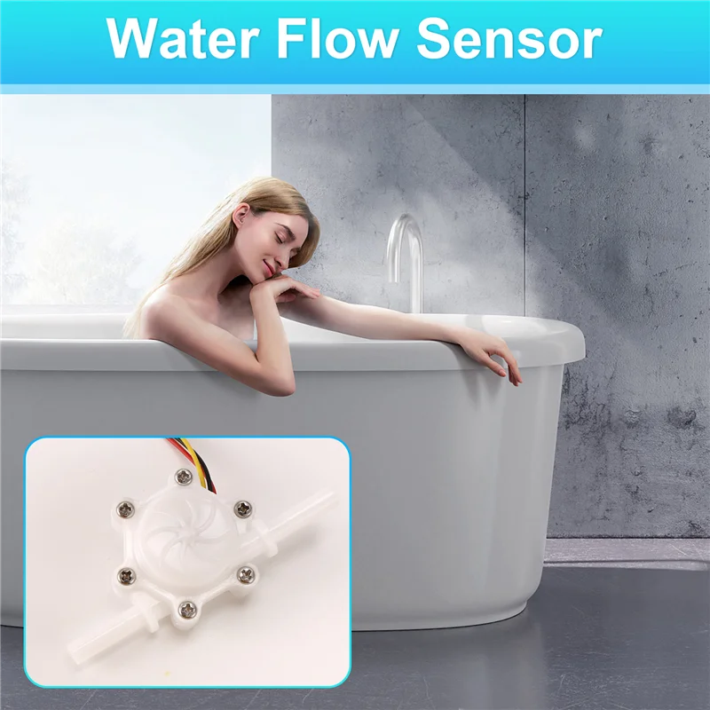 

-X07A 5 шт. датчик расхода воды DC5V расходомер Холл 0,25-2,5 л/мин контроль воды датчик расхода жидкости для переключателя диспенсеров воды