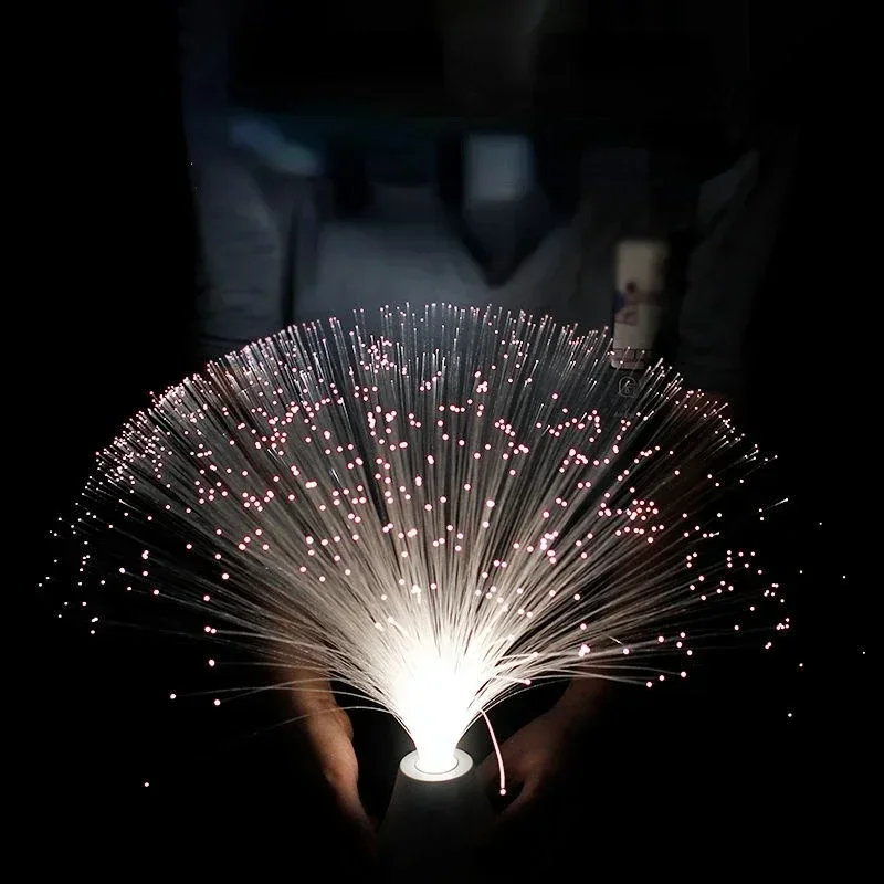 Full of stars fiber optic light creative starry sky light beam atmosphere decorative light bedroom night light decorative crafts