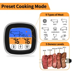 Digital Meat Kitchen Thermometer Stainless Waterproof Meat Temperature Probe Home Food Electronic Thermometer