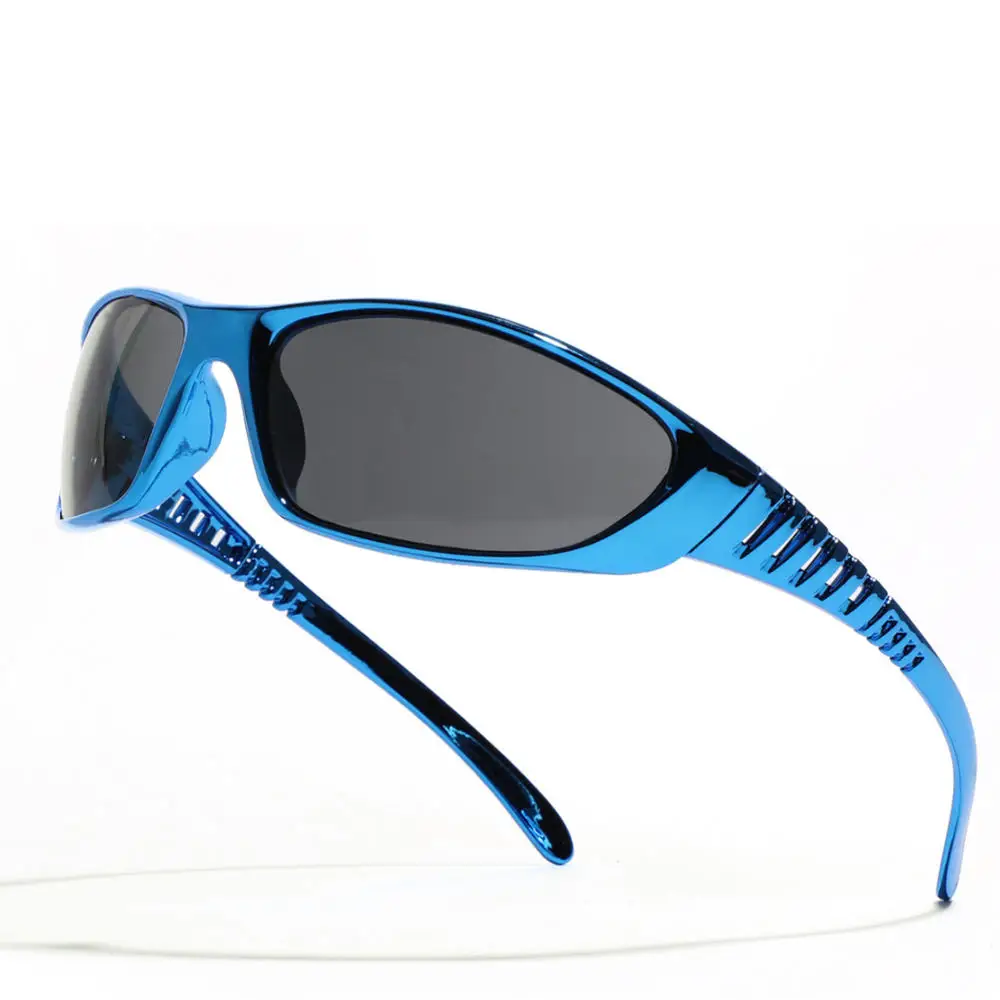 Y2K Silber Sonnenbrille Farbe ausgehöhlt Zukunft Sinn für Technologie Hot Girls Net Red Sonnenbrille Frauen Sonnenbrille trendige Männer