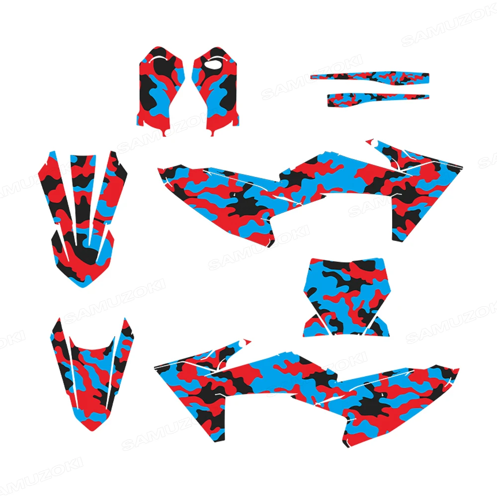 

Motorcycle Full Fairing Graphics Decals Kit Custom Number Name Stickers for SX65 SX 65 2024 2025 2026