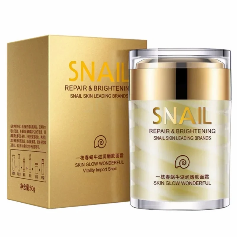 Snail Collagen Face Cream Whitening Moisture Anti Aging Facial Firming Cream Anti Wrinkles Eye Bags Korean Skin Care Product 60g