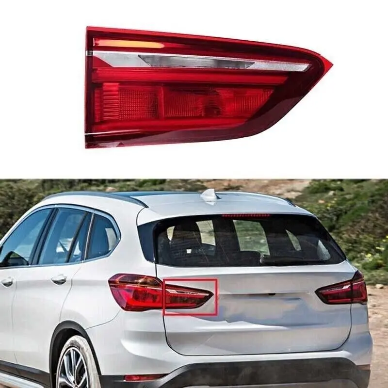 for 2016-2019 BMW X1 taillight assembly rear light brake warning light reverse bumper LED taillight OE:63217350697 63217350698