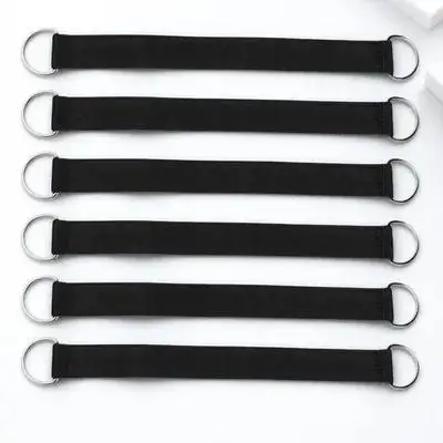 

6pcs Buckle Heavy Duty Tree Swing Strap Rope Swing Hammock Strap For Trees Outdoor Furniture Camping Polyester