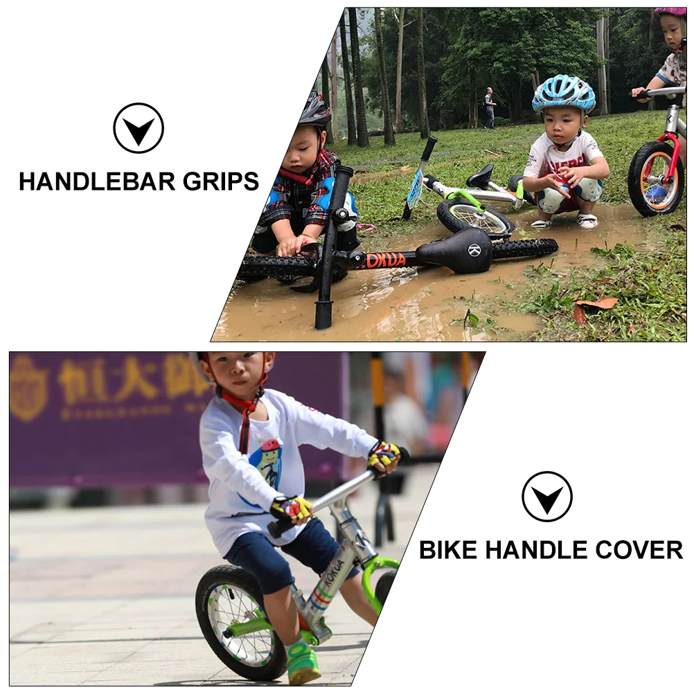 

Balance Car Sliding Handlebar Cover Bike Ergonomic Eco-friendly Rubber Grips