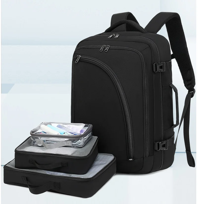 New anti-theft computer bag, travel bag, multifunctional, large capacity, four piece computer backpack, business travel waterpro