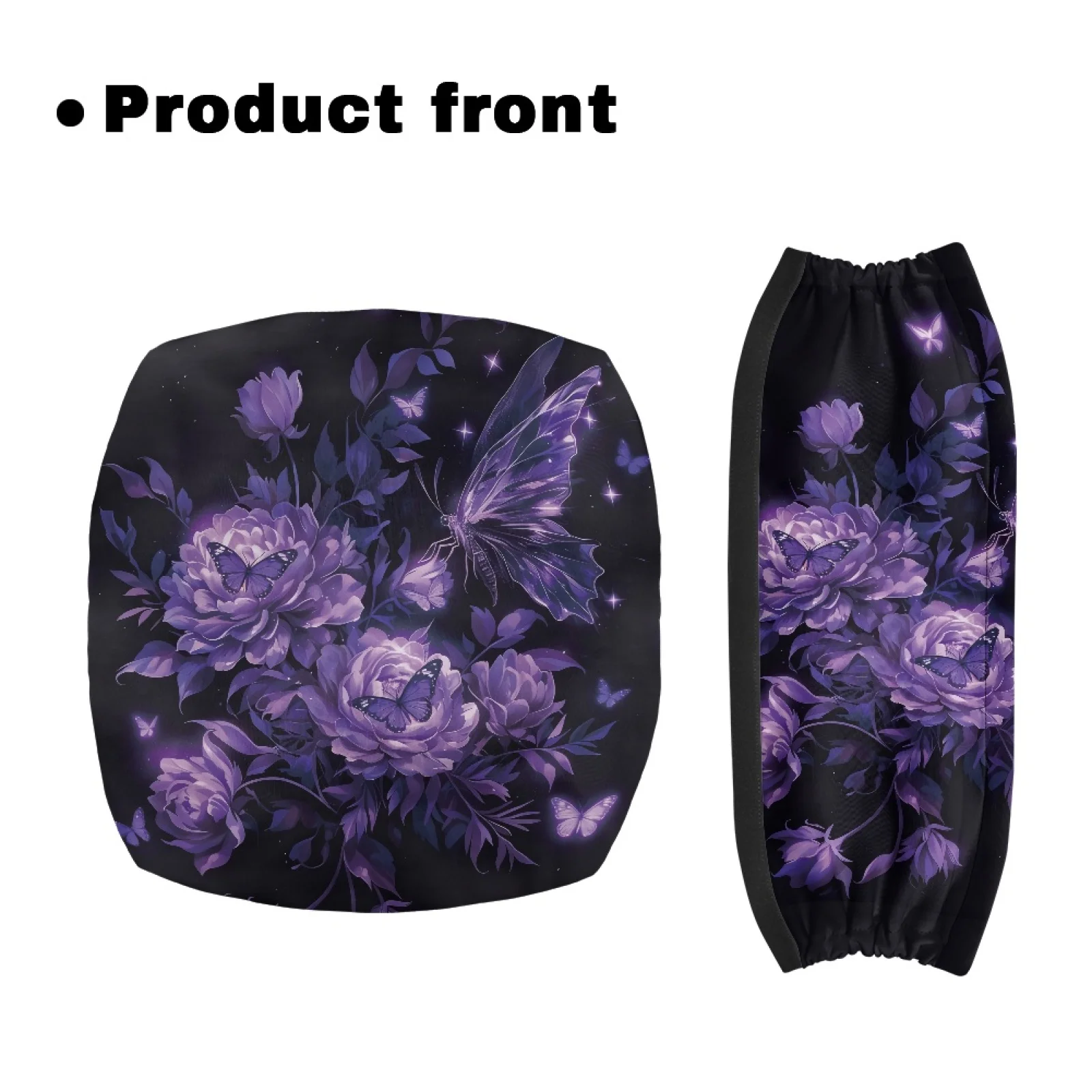 Coloranimal Easy to Use Cover Only Pack of 2 Walker Covers for Women for Streets Purple Butterfly