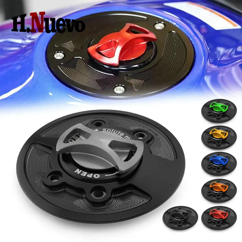 Motorcycle Accessories For BMW S1000RR S1000R Keyless Quick Release CNC Aluminum Tank Fuel Caps Gas Cover 2010-2023 2024