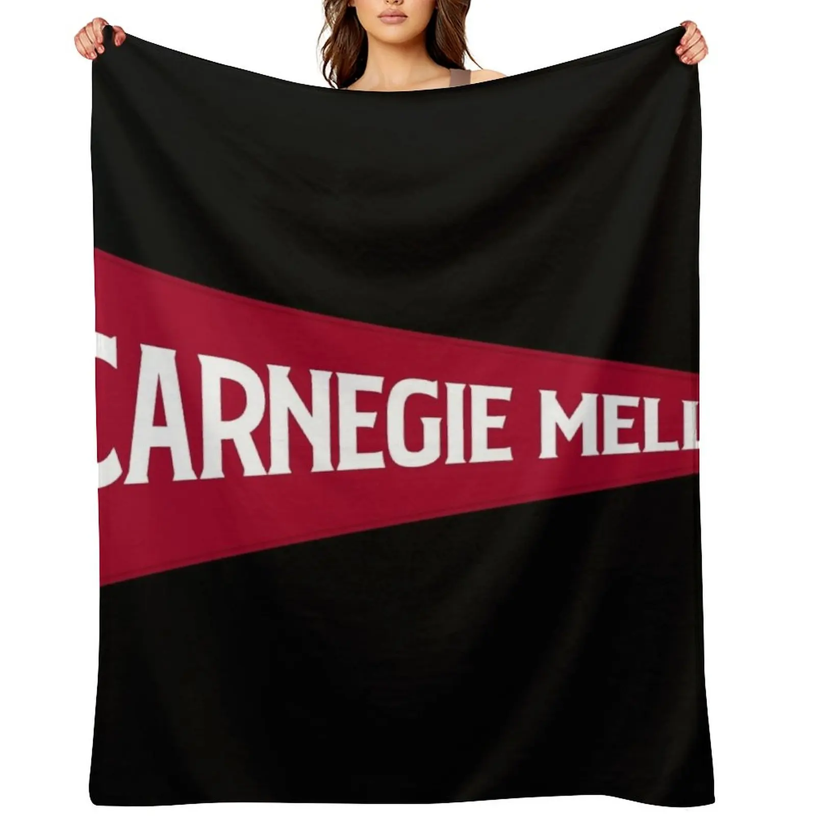 

Carnegie Mellon Throw Blanket Custom christmas decoration Soft Plush Plaid Giant Sofa Blankets