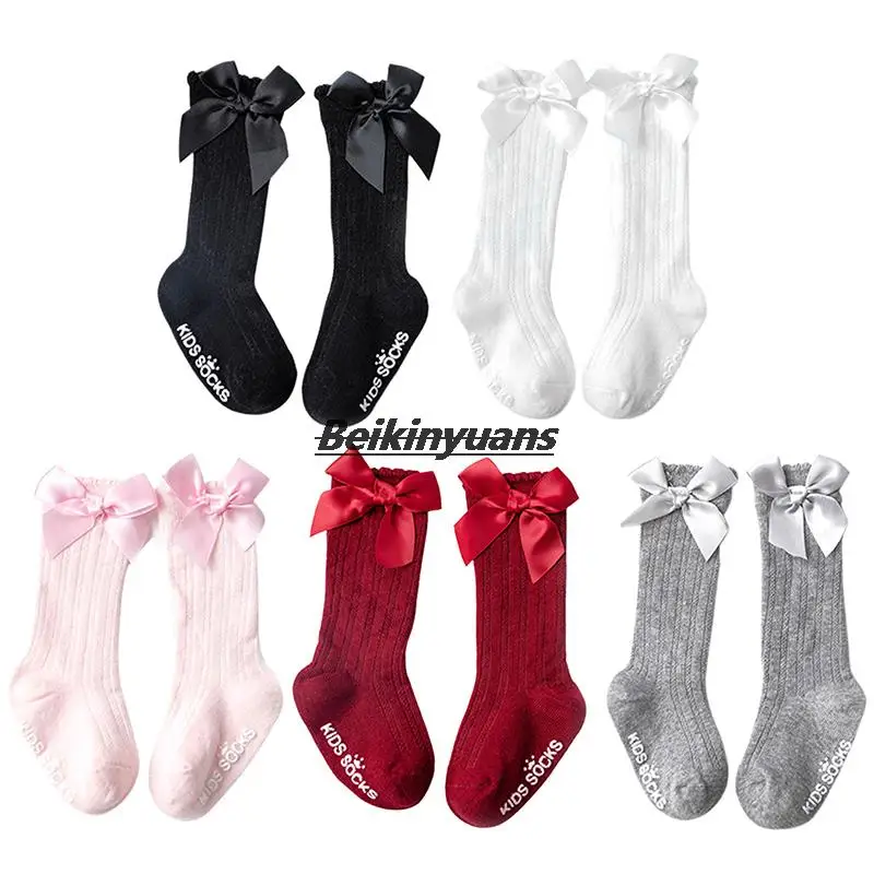 

Baby Knee High Socks Girls Boys Infants Toddlers Soft Cotton Babies Socks Children's Long Socks Newborn For Gifts