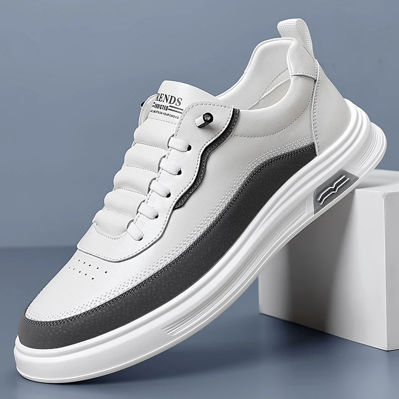 

Spring Autumn Hot Selling Men's Leather Casual Shoes Soft Soled Men's Business Oxford Shoes Versatile Trendy Sports Shoes