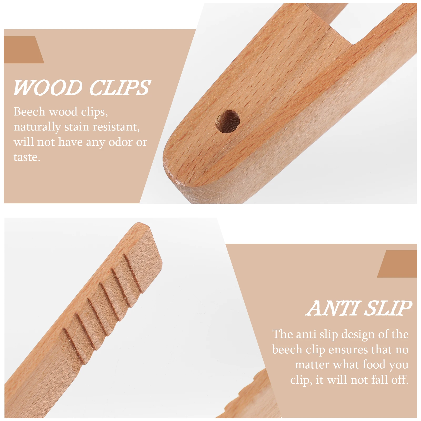 

Wooden Food Long Kitchen Tongs Easy Grip Natural Wood Cooking Tongs For Toast Salad Barbecue Grilling Baking Frying