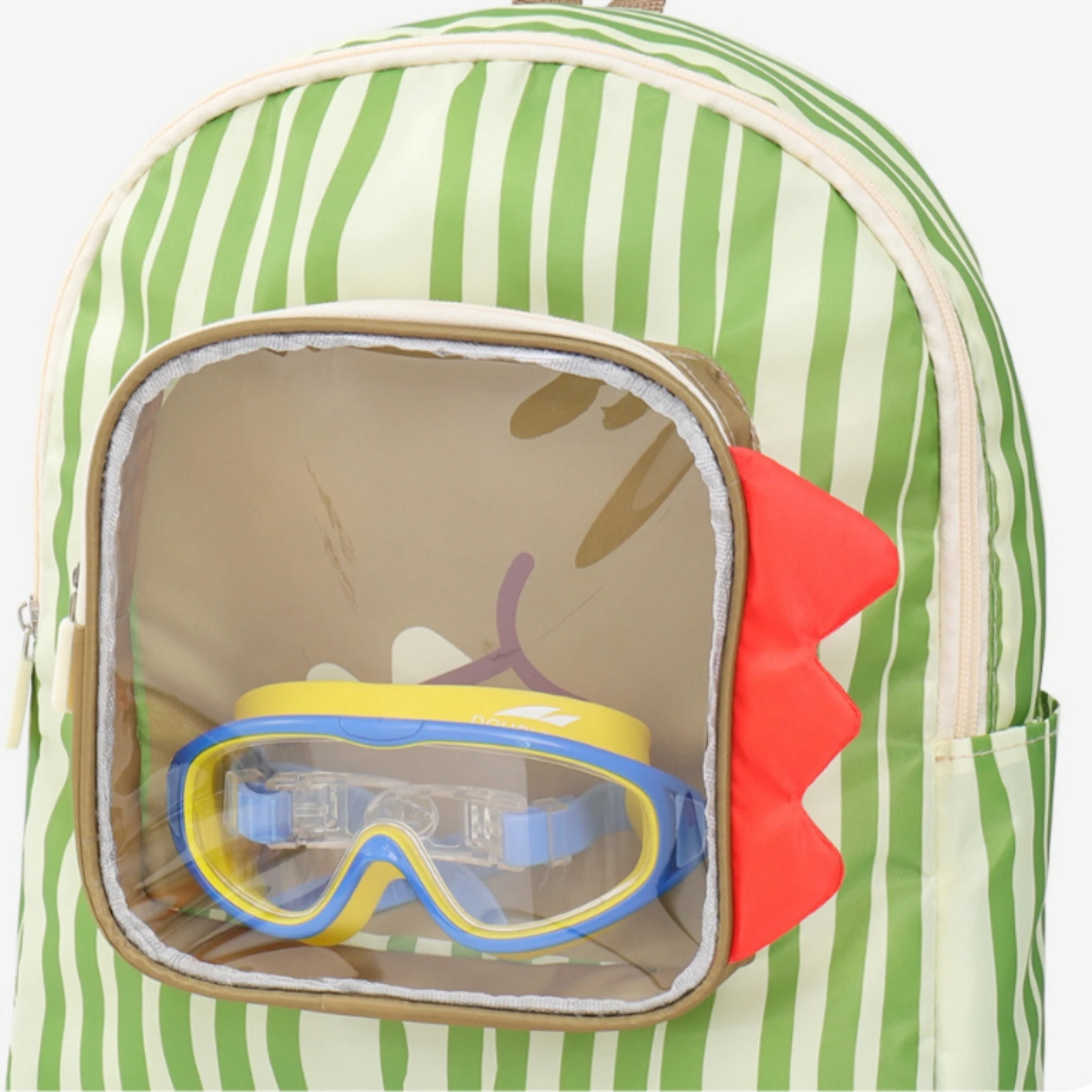 Swim Backpack Adjustable Straps Pool Gear Backpack Sports Carrier Side Pockets Locker-Friendly