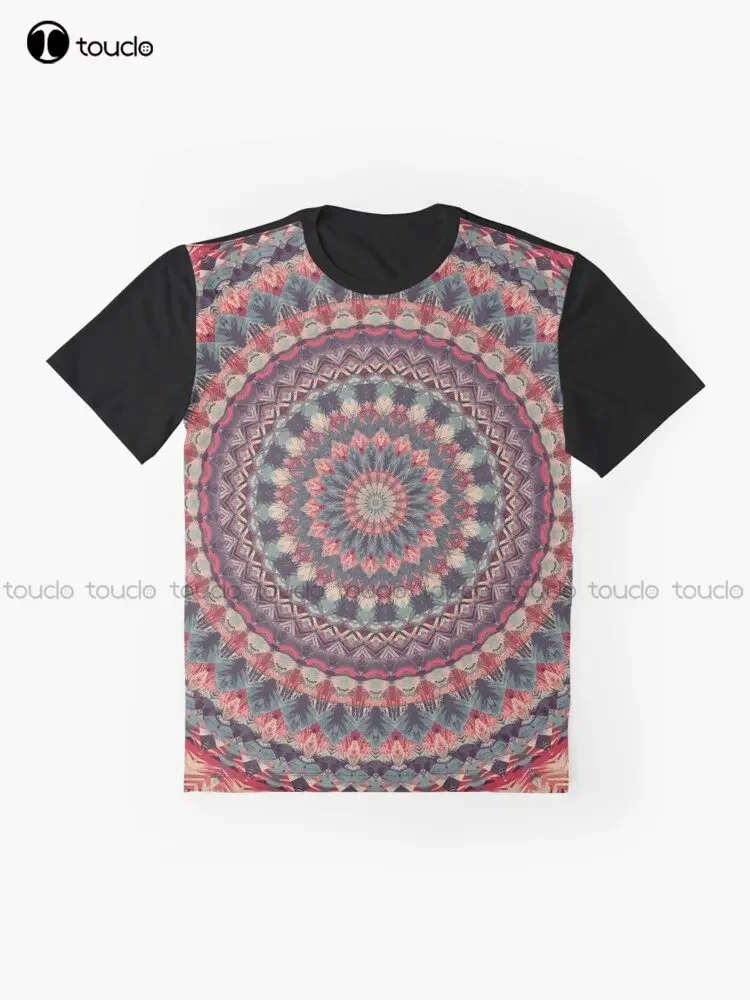 Mandala 126 Graphic T-Shirt Custom Aldult Teen Unisex Digital Printing Tee Shirts Custom Gift Xxs-5Xl Streetwear